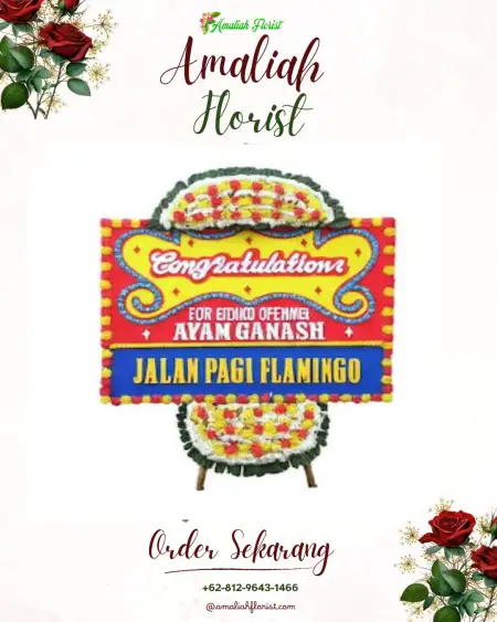 Sewa Papan Bunga Ngawu